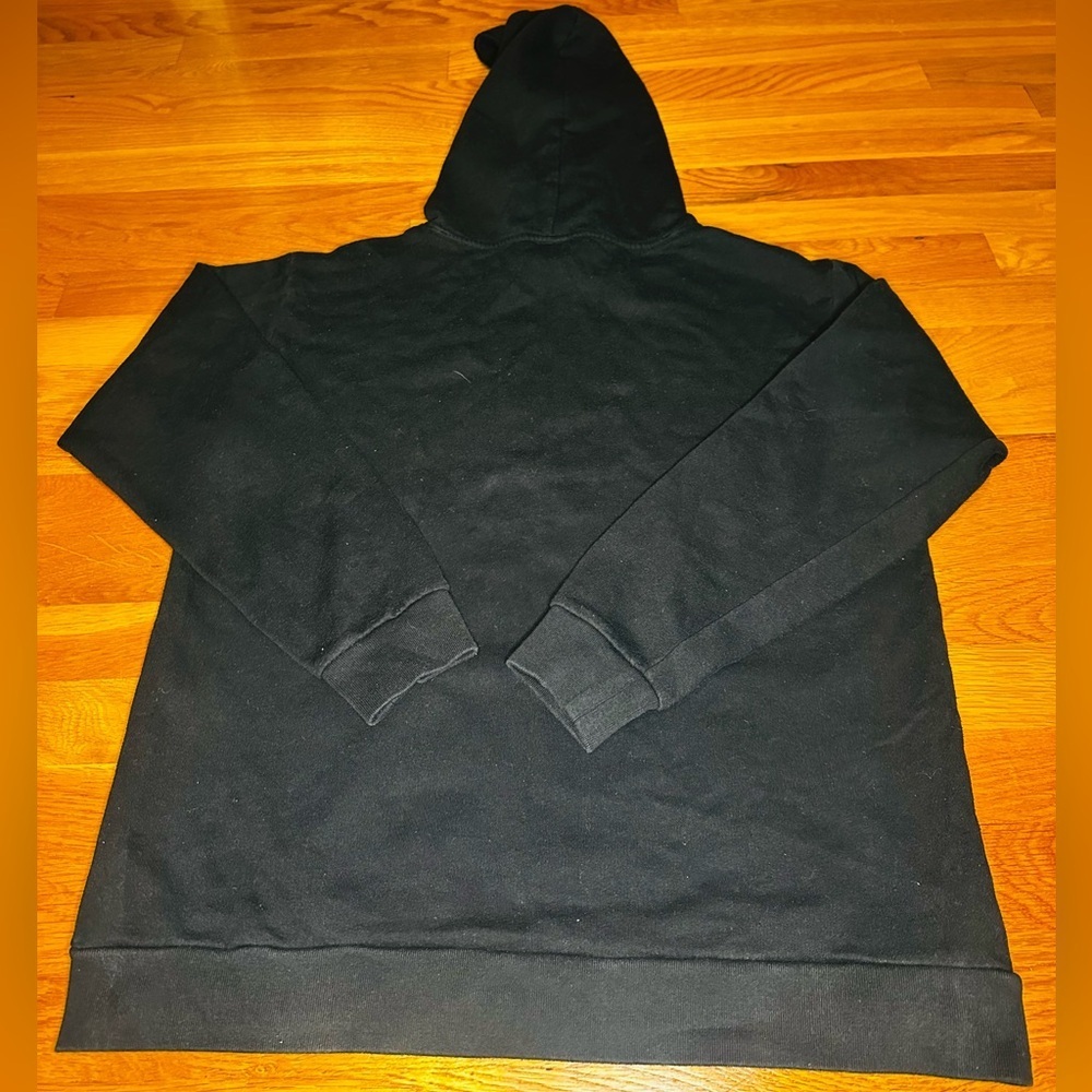 PINK Victoria’s Secret Black Pullover Hoodie Sweatshirt Size Small - Picture 5 of 10